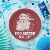 サンタクリスマス ペーパープレート (パーティー)