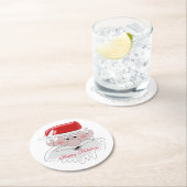 サンタクリスマス ラウンドペーパーコースター (インサイチュ)