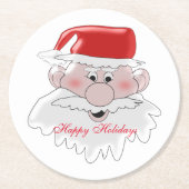 サンタクリスマス ラウンドペーパーコースター (正面)