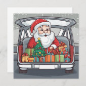 サンタクリスマス 招待状 (正面/裏面)