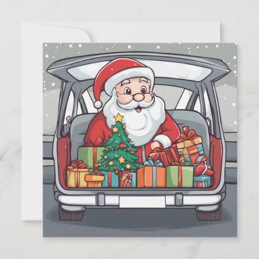 サンタクリスマス 招待状 (正面)