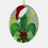 サンタクリスマス（紋章の）フラ・ダ・リオーナメント セラミックオーナメント (右)