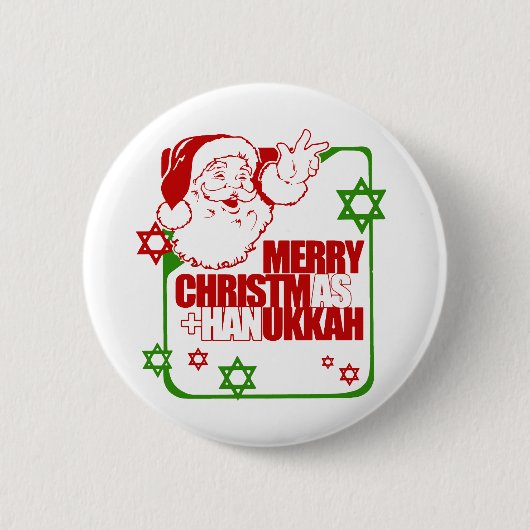サンタクリスムカ 缶バッジ (正面)