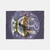 サンタクリス&ウィルバーホットトゥビンズフリースブランケット フリースブランケット (正面(横))