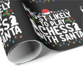 サンタクリ遊スとチェスをする可能性が最も高い ラッピングペーパー (ロールコーナー)