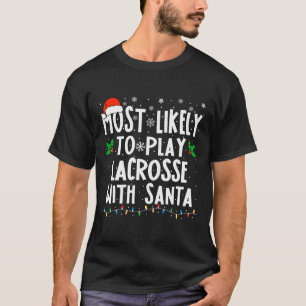 サンタクリ遊スとラクロスする可能性が最も高い Tシャツ