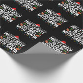 サンタクリ遊スマスでサッカーをする可能性が最も高い ラッピングペーパー (角)