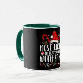 サンタクリ遊スマスとサッカーをする可能性が最も高い マグカップ (正面左)