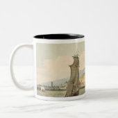 サンタクルスの眺めは、「旅行からのCochへの3つをめっきします ツートーンマグカップ (左)