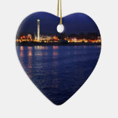 サンタクルスの遊歩道の夕べ セラミックオーナメント (右)