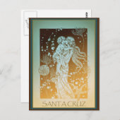 サンタクルスカリフォルニアはがき ポストカード (正面/裏面)