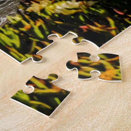 サンタクルスカリフォルニアビーチウェストコースト海サーフ ジグソーパズル (側面)