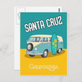 サンタクルスカリフォルニア旅行はがき ポストカード (正面/裏面)