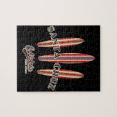 サンタクルスカリフォルニア3枚のサーフボード ジグソーパズル (横)