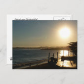 サンタクルスサンセット ポストカード (正面/裏面)