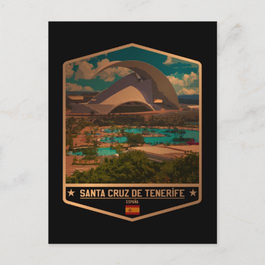 サンタクルスデテネリフェ ポストカード (正面)