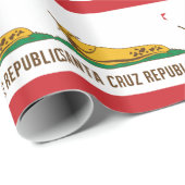 サンタクルス共和国のバナナのスラグ旗 ラッピングペーパー (ロールコーナー)