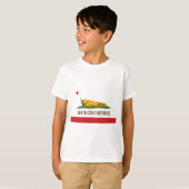 サンタクルス共和国のバナナのスラグ旗 Tシャツ (正面フル)