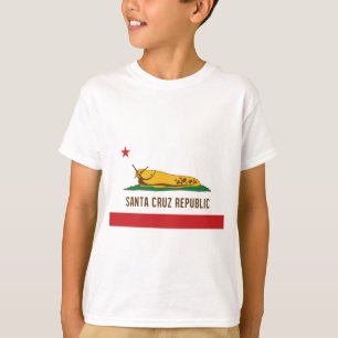 サンタクルス共和国のバナナのスラグ旗 Tシャツ