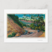 サンタクルス近郊の美しいロスガトスハイウェイ ポストカード (正面)