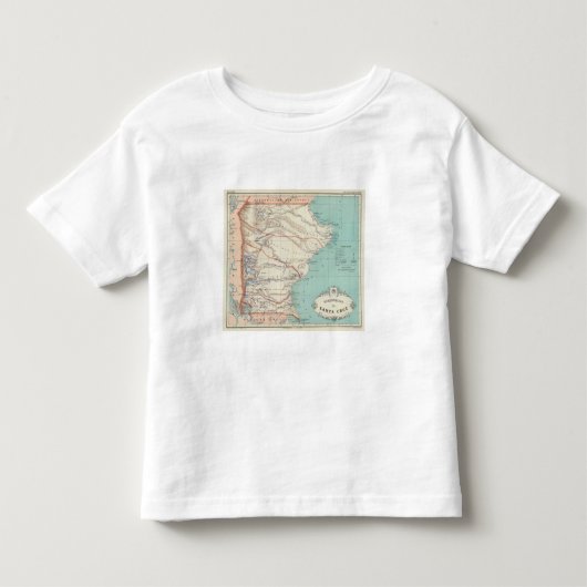 サンタクルス、アルゼンチン トドラーTシャツ (正面)