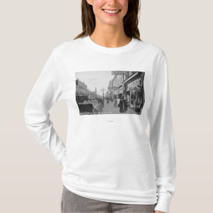 サンタクルス、太平洋に道の見ること-カリフォルニア Tシャツ