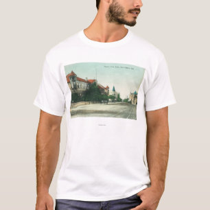 サンタクルスAvenueLos Gatos、カリフォルニアの眺め Tシャツ