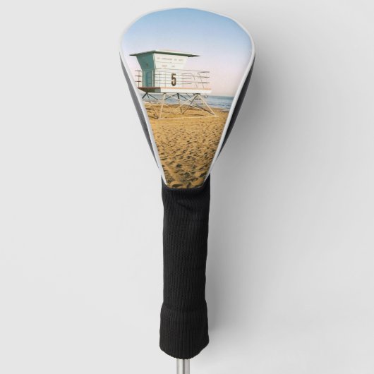 サンタクルーズのライフガードタワー ゴルフヘッドカバー (正面)