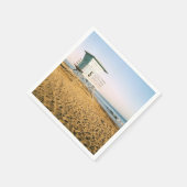 サンタクルーズのライフガードタワー スタンダードカクテルナプキン (角)