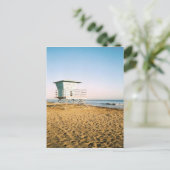 サンタクルーズのライフガードタワー ポストカード (スタンド正面)