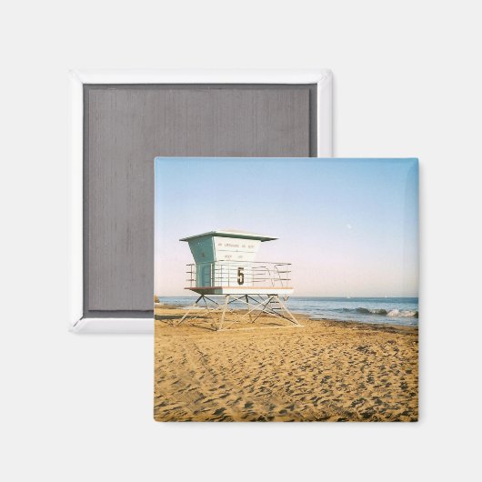 サンタクルーズのライフガードタワー マグネット (正面/裏面)