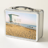 サンタクルーズのライフガードタワー メタルランチボックス (裏面)