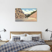 サンタクルーズへの新しい高速道路のビュー キャンバスプリント (インサイチュ (寝室))