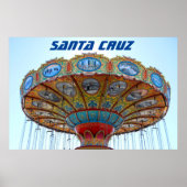 サンタクルーズカリフォルニアの遊園地に乗る ポスター (正面)