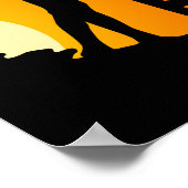 サンタクルーズカリフォルニアサーファーガール ポスター (角)