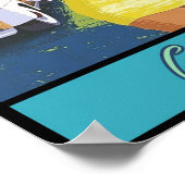 サンタクルーズカリフォルニアトラベル ポスター (角)