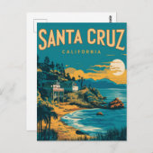 サンタクルーズカリフォルニアトラベル ポストカード (正面/裏面)