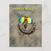 サンタクルーズカリフォルニアビーチはがきノートカード ポストカード (正面)
