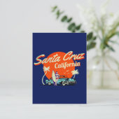 サンタクルーズカリフォルニアヴィンテージアート ポストカード (スタンド正面)