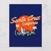 サンタクルーズカリフォルニアヴィンテージアート ポストカード (正面)