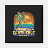 サンタクルーズカリフォルニアヴィンテージ動揺して土産 マグネット (正面)