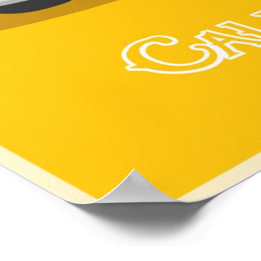 サンタクルーズカリフォルニア旅行ポスター ポスター (角)