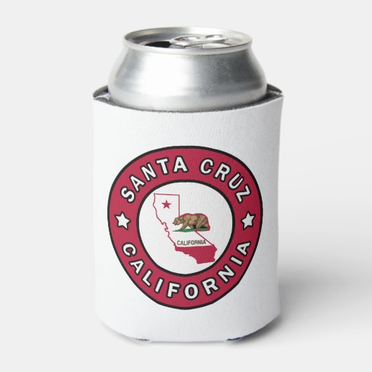 サンタクルーズカリフォルニア 缶クーラー (缶正面)
