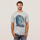 サンタクルーズサーファーと観光客 Tシャツ (正面フル)