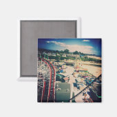 サンタクルーズジャイアントディーパーローラコースター マグネット (正面/裏面)