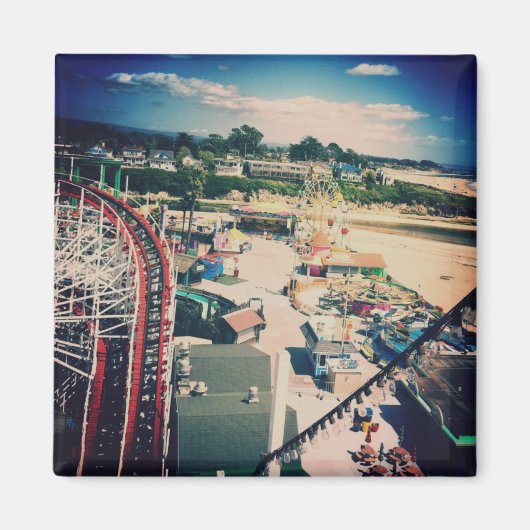 サンタクルーズジャイアントディーパーローラコースター マグネット (正面)