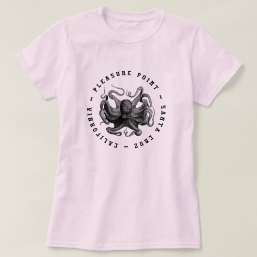 サンタクルーズタコ快楽点 Tシャツ (デザイン正面)