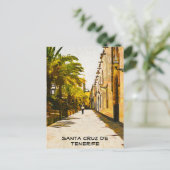 サンタクルーズデテネリフェ油絵を描 ポストカード (スタンド正面)