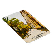 サンタクルーズデテネリフェ油絵を描 マグネット (右側)