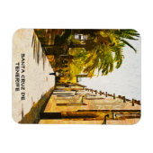 サンタクルーズデテネリフェ油絵を描 マグネット (横)